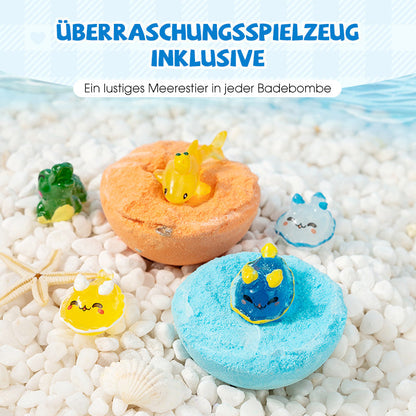 12-piece bath bomb gift set for kids