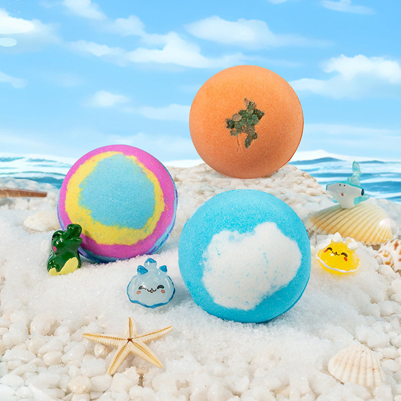 12-piece bath bomb gift set for kids